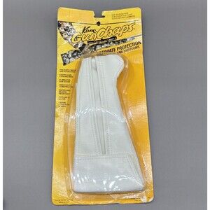 Kane Gun Chaps Model 54 Vintage Stock Cover White Naugahyde Rifle Shotgun USA